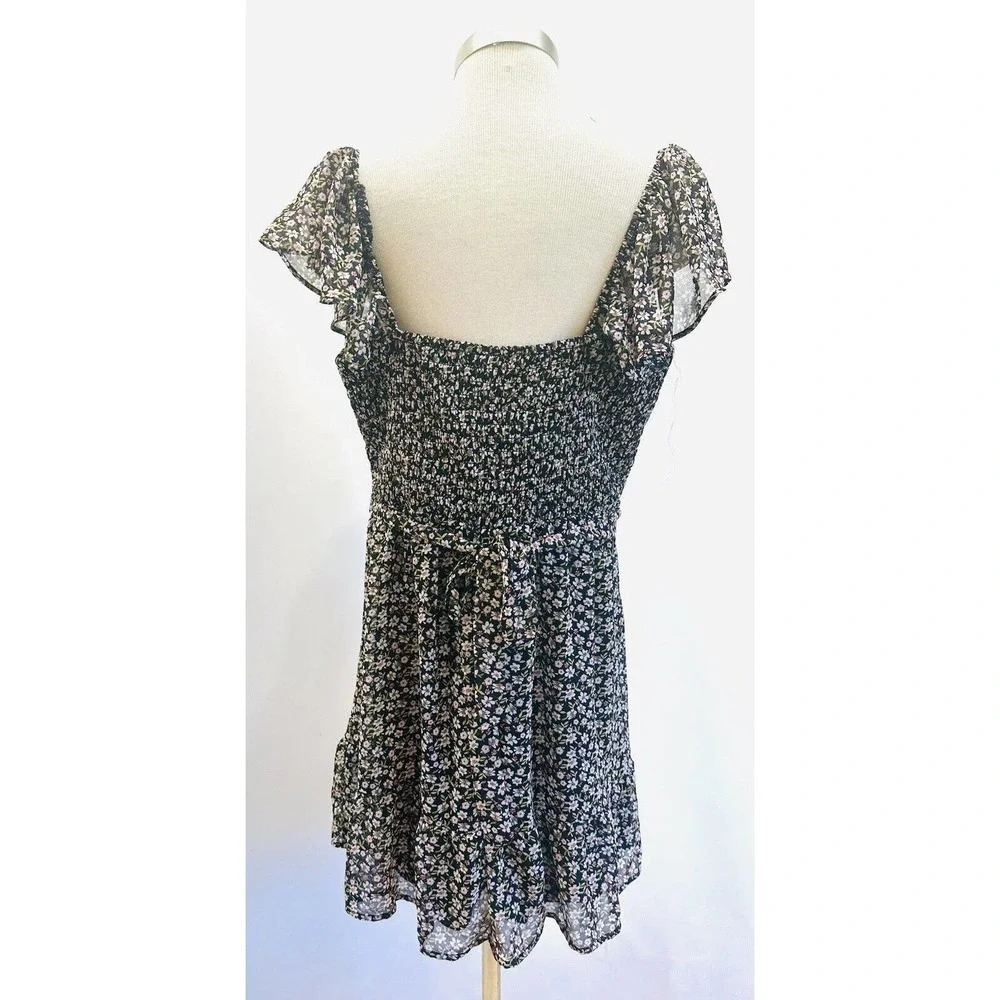 NWT LILY ROSE Junior Sleeveless Pullover V-Neck Lined Floral Skater Dress Sz XXL - Picture 6 of 12